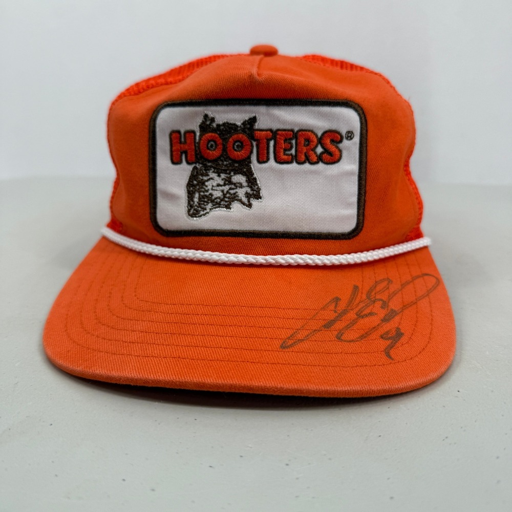 Hendrick Motorsports Trucker Hat Mens OSFA Orange Hooters Chase Elliott #9 Rope